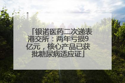 银诺医药二次递表港交所：两年亏损9亿元，核心产品已获批糖尿病适应证