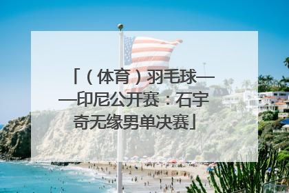 （体育）羽毛球——印尼公开赛：石宇奇无缘男单决赛