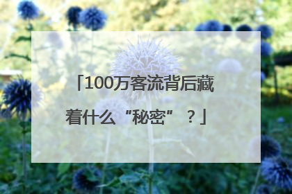100万客流背后藏着什么“秘密”？