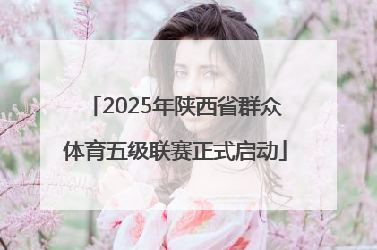 2025年陕西省群众体育五级联赛正式启动