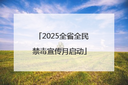 2025全省全民禁毒宣传月启动