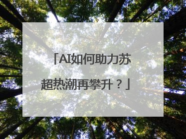 AI如何助力苏超热潮再攀升？
