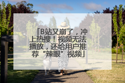 B站又崩了，冲上热搜！视频无法播放，还给用户推荐“辣眼”视频