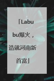 Labubu爆火，造就河南新首富
